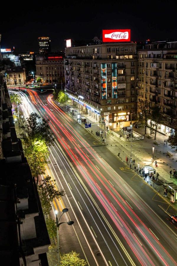 Apartment With Panoramic Terrace In City Center Bucharest Exterior photo